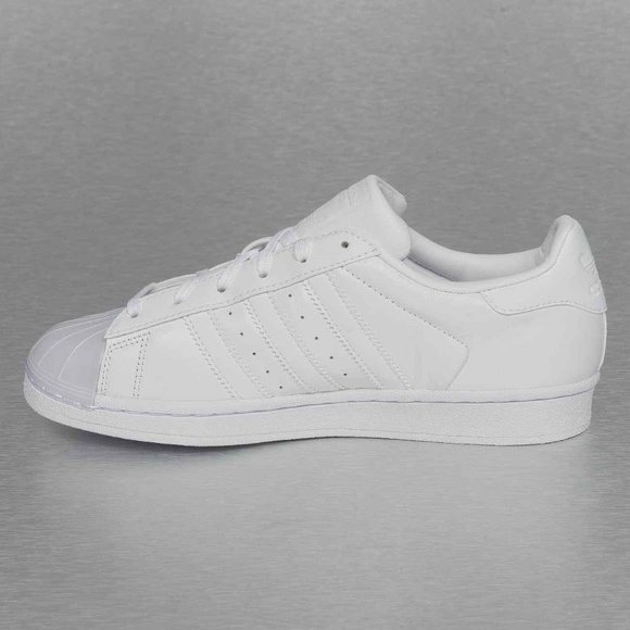 Adidas Original Superstar All White Glossy toe - Picture 2 of 5